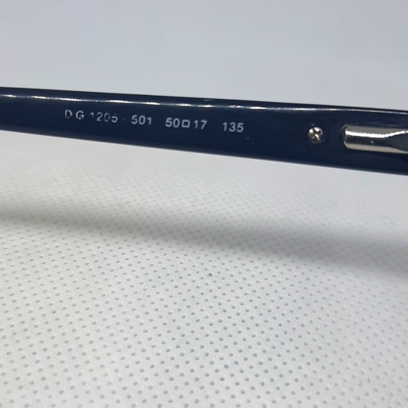 D&G DOLCE & GABBANA DG 1205 501 50-117-135 Rx Eyeglass Frame, Pre-Owned - Picture 5 of 7